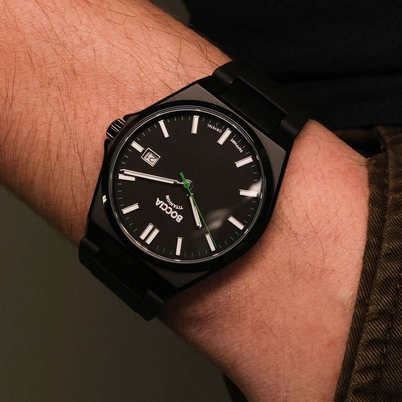 Boccia Titanium Boccia Titanium Circle-Oval 3667-04  - задняя крышка титан корпуса, германия часы