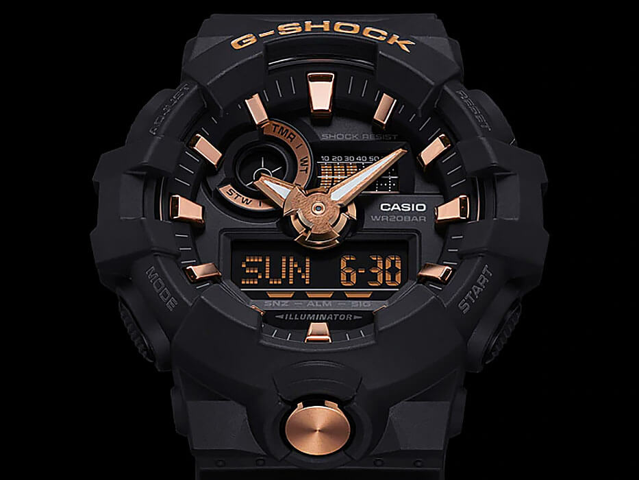 Casio Casio G-Shock GA-710B-1A4 япония наручные мужские часы заводная головка с логотипом Casio