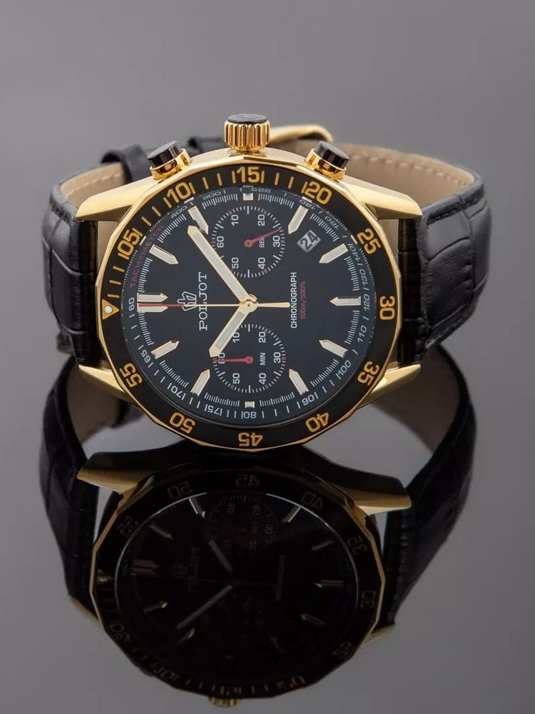 Полет Полет Ладога 6S21.186251 , наручные мужские часы фото под углом