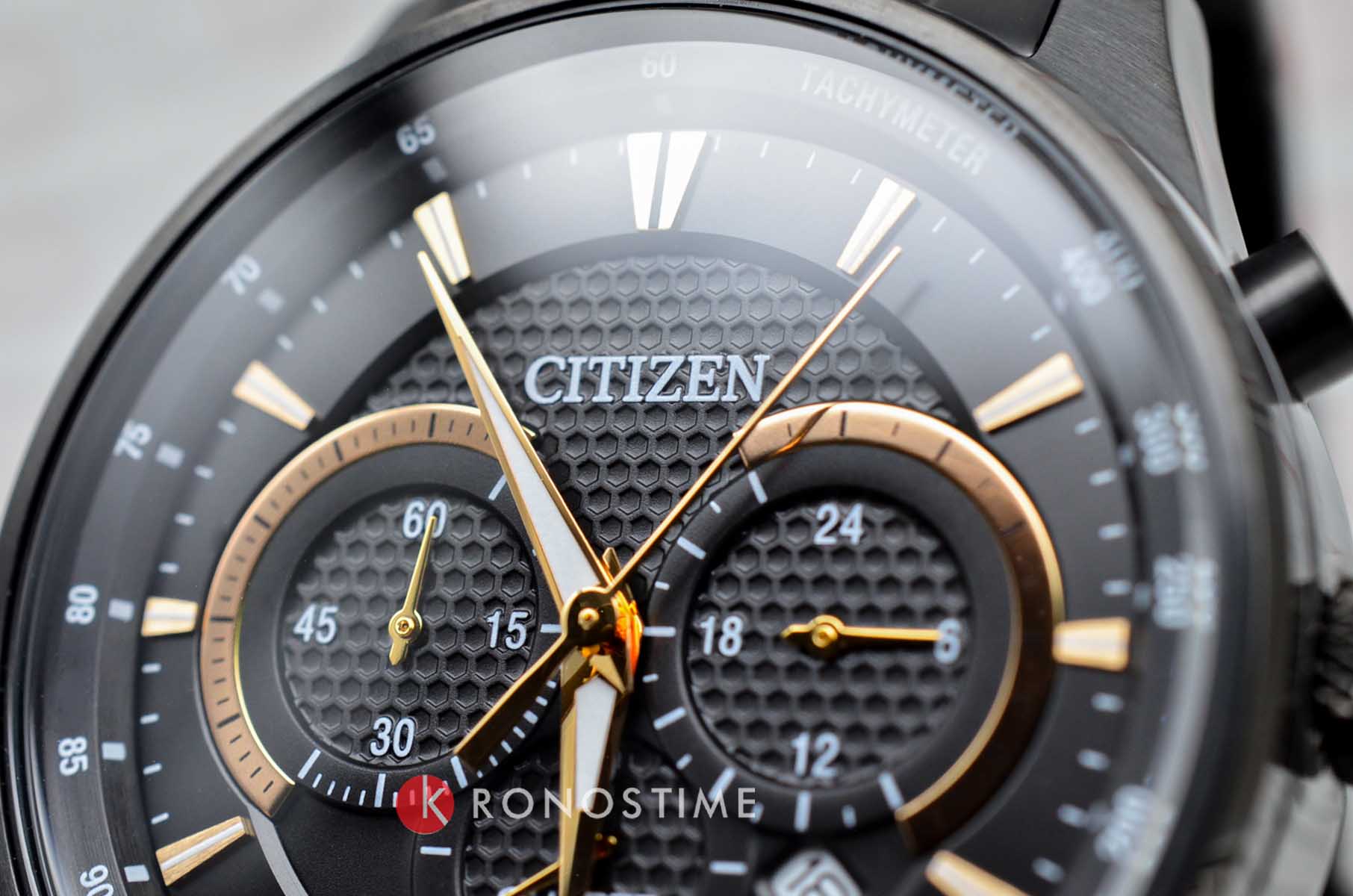 Оригинальные часы Citizen Citizen Chronograph AN8195-58E кварцевые калибр механизма citizen 0520 общий вид