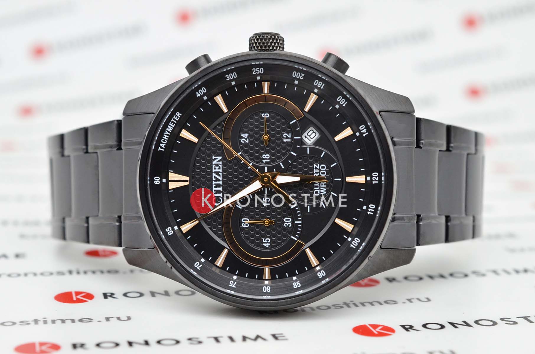 Citizen Citizen Chronograph AN8195-58E , наручные мужские часы фото под углом