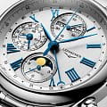 Longines Longines Master Collection L2.673.4.71.6 механические мужские часы часы, крупный план серебристый циферблат