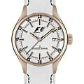 Jacques Lemans Jacques Lemans Formula 1 F-5036H  F-5036H кварцевые мужские часы белый циферблат, браслет кожаный — вид спереди