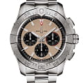 Breitling Breitling Avenger B01 Chronograph 44 AB0147101A1A1  AB0147101A1A1 механические мужские часы бежевый циферблат, браслет нержавеющая сталь — вид спереди