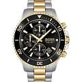Hugo Boss Hugo Boss Admiral HB1513908  HB1513908 кварцевые мужские часы черный циферблат, браслет нержавеющая сталь с ip-покрытием — вид спереди