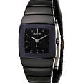 Rado Rado Sintra R13768722  R13768722 кварцевые женские часы черный циферблат, браслет керамика — вид спереди