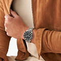Fossil Fossil Bannon BQ2753SET,  сша  на браслете нержавеющая сталь боковой вид