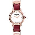 Salvatore Ferragamo Salvatore Ferragamo chic SFHT00320  SFHT00320 кварцевые женские часы белый циферблат, браслет кожаный — вид спереди