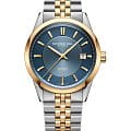 Raymond Weil Raymond Weil Freelancer 2771-STP-50051  2771-STP-50051 механические мужские часы синий циферблат, браслет нержавеющая сталь с pvd-покрытием — вид спереди