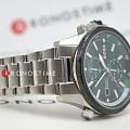 Hugo Boss Hugo Boss Globetrotter HB1513930 кварцевые мужские часы часы крупный план зеленый циферблата