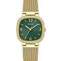 Guess Guess Trend GW0354L5  GW0354L5 кварцевые женские часы  зеленый циферблат, браслет нержавеющая сталь с ip-покрытием — вид спереди