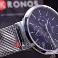 Jacques Lemans Jacques Lemans 1-1950H,  австрия мужские часы на браслете нержавеющая сталь боковой вид