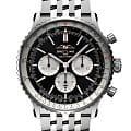 Breitling Breitling Navitimer B01 Chronograph 46 AB0137211B1A1  AB0137211B1A1 механические мужские часы черный циферблат, браслет нержавеющая сталь — вид спереди