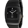 Rado Rado Sintra R13724702  R13724702 кварцевые женские часы черный циферблат, браслет керамика — вид спереди