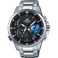 Casio Casio Edifice EQB-600D-1A2 EQB EQB-600D-1A2 автокварц (кинетик) мужские часы черный циферблат, браслет 18-каратное желтое золото — вид спереди