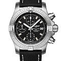 Breitling Breitling Avenger Chronograph 43 A13385101B1X1  A13385101B1X1 механические мужские часы черный циферблат, браслет кожаный — вид спереди