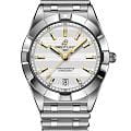 Breitling Breitling Chronomat 32 A773105A1A1A1  A773105A1A1A1 кварцевые женские часы белый циферблат, браслет нержавеющая сталь — вид спереди