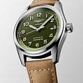 Longines Longines Spirit L3.811.4.03.2, spirit швейцария мужские часы на браслете кожаный боковой вид