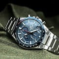 Casio Casio Edifice EQB-1100XDB-2A мужские часы синий циферблат на запястье