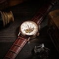 Earnshaw Earnshaw ES-8082-03 механические мужские часы часы крупный план серебристый циферблата