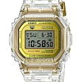 Casio Casio G-Shock DW-5035E-7 G-SQUAD DW-5035E-7ER электронные мужские часы золотой циферблат, браслет пластик — вид спереди