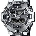 Casio Casio G-Shock GM-700-1A (GM-700-1AER) лимитированной серии GM-700-1A электронные женские часы золотой циферблат, браслет силикон — вид спереди