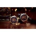 Seiko Seiko Presage SRPD36J1 механические мужские часы часы крупный план коричневый циферблата