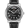 Breitling Breitling Aviator 8 Automatic Day & Date 41 A45330101B1X2  A45330101B1X2 механические мужские часы черный циферблат, браслет кожаный — вид спереди