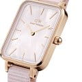 Daniel Wellington Daniel Wellington Quadro Pressed Sheffeld DW00100509  наручные женские часы фото под углом.