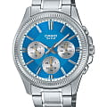 Casio Casio Collection MTP-1375D-2A2VDF (MTP-1375D-2A2)  MTP-1375D-2A2 кварцевые мужские часы голубой циферблат, браслет нержавеющая сталь — вид спереди