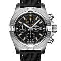 Breitling Breitling Avenger Chronograph 45 A13317101B1X2  A13317101B1X2 механические мужские часы черный циферблат, браслет кожаный — вид спереди