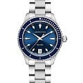 Hamilton Hamilton Jazzmaster Seaview Quartz H37451141  H37451141 кварцевые женские часы синий циферблат, браслет нержавеющая сталь — вид спереди