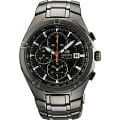 Orient Orient TD0P005B (FTD0P005B)  FTD0P005B кварцевые мужские часы  черный циферблат, браслет 18-каратное желтое золото — вид спереди