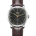 Rado Rado Diamaster R14077166 Automatic R14077166 механические мужские часы черный циферблат, браслет кожаный — вид спереди