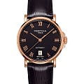 Certina Certina C017.407.36.053.00  C0174073605300 механические мужские часы  коричневый циферблат, браслет кожаный — вид спереди