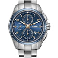Rado Rado Hyperchrome Automatic Chronograph R32042303 Automatic R32042303 механические мужские часы синий циферблат, браслет нержавеющая сталь + титан — вид спереди