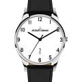 Jacques Lemans Jacques Lemans Classic 1-2124D  1-2124D кварцевые мужские часы белый циферблат, браслет кожаный — вид спереди