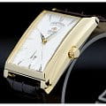 Orient Orient EVAF003W (FEVAF003W), classic automatic япония мужские часы на браслете кожа + текстиль боковой вид