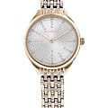 Swarovski Swarovski Attract 5610484  5610484 кварцевые женские часы  серебристый циферблат, браслет нержавеющая сталь с pvd-покрытием — вид спереди