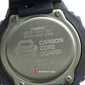 Casio Casio G-Shock GA-2110ET-2A электронные мужские часы часы крупный план синий циферблата
