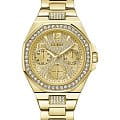Guess Guess Trend GW0777L2  GW0777L2 кварцевые женские часы золотой циферблат, браслет нержавеющая сталь с ip-покрытием — вид спереди