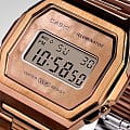 Casio Casio Collection A1000RG-5EF мужские часы коричневый циферблат на запястье