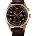 Orient Orient FM03003T (FFM03003T)  FFM03003T механические мужские часы коричневый циферблат, браслет кожаный — вид спереди