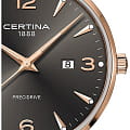Certina Certina DS Caimano C035.410.36.087.00  швейцарские мужские часы на браслете кожаный боковой вид