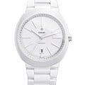 Rado Rado D-Star R15964012 Automatic R15964012 механические мужские часы белый циферблат, браслет высокотехнологичная керамика — вид спереди