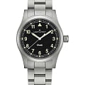 Hamilton Hamilton Khaki Field Quartz 38mm H69401130  H69401130 кварцевые мужские часы черный циферблат, браслет нержавеющая сталь — вид спереди