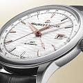 Maurice Lacroix Maurice Lacroix 1975 Automatic Vagues Du Jura GMT 756048-SS001-130-2  наручные мужские часы фото под углом.