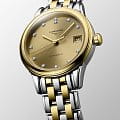 Longines Longines Flagship L4.274.3.37.7, flagship швейцария женские часы на браслете сталь c pvd покрытием боковой вид
