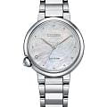 Citizen Citizen Citizen L EM0910-80D  EM0910-80D кварцевые женские часы  перламутровый циферблат, браслет нержавеющая сталь — вид спереди
