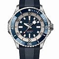 Breitling Breitling Superocean Automatic 46 A17378E71C1S1  A17378E71C1S1 механические мужские часы синий циферблат, браслет каучук — вид спереди